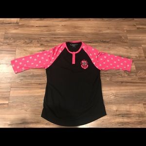 Pink Dolphin Short Sleeve Size Large Shirt